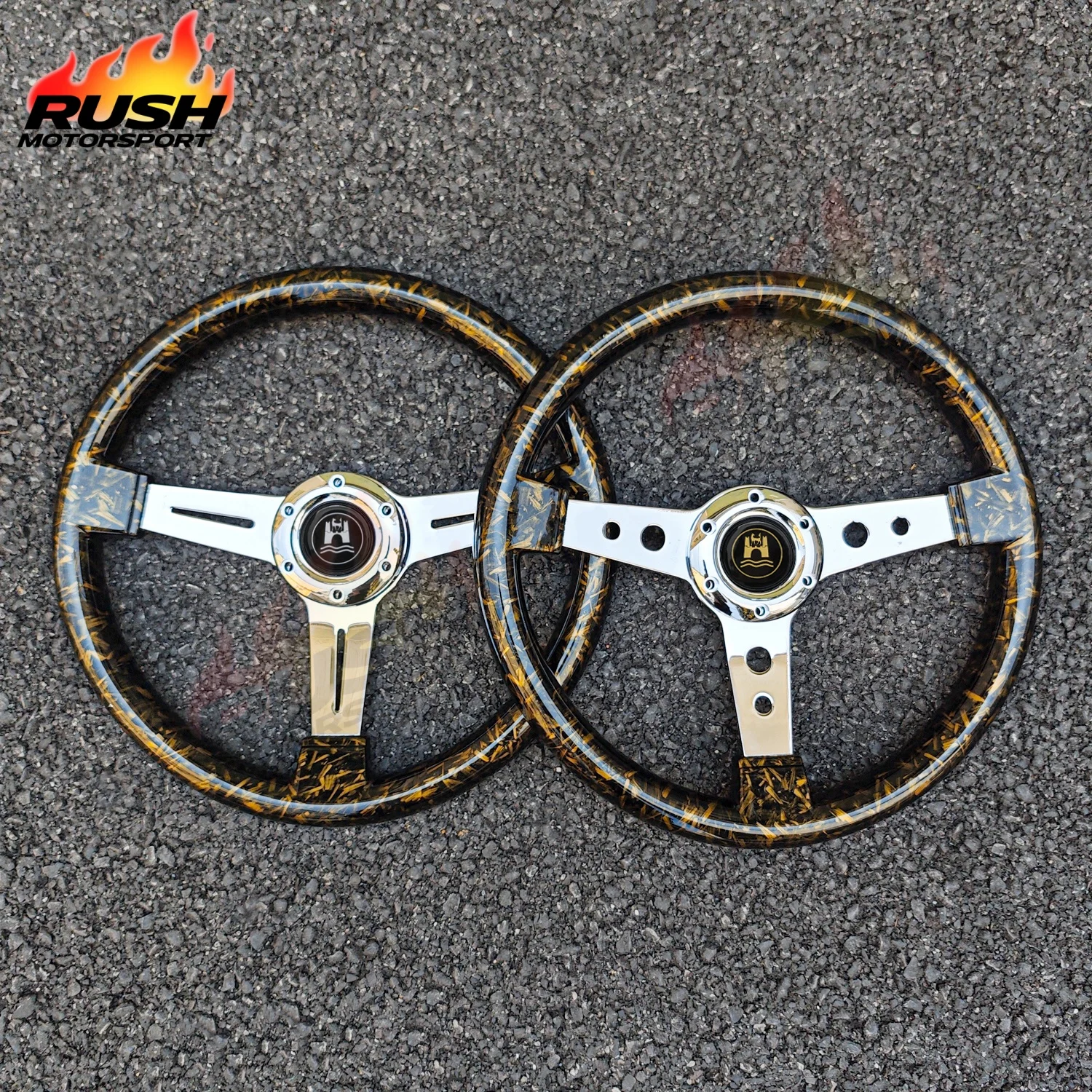 

13.4inch/340mm Vintage Mable Style Steering Wheel JDM Classic Racing Sports Car Steering Wheel PC-ST06