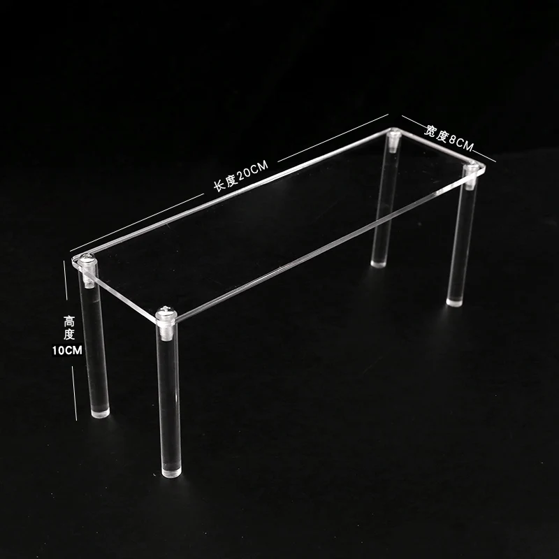 Acrylic Display Stand Transparent Perfume Cosmetics Action Figures Doll Toy Display Shelf Home Storage Holders Organizer Racks