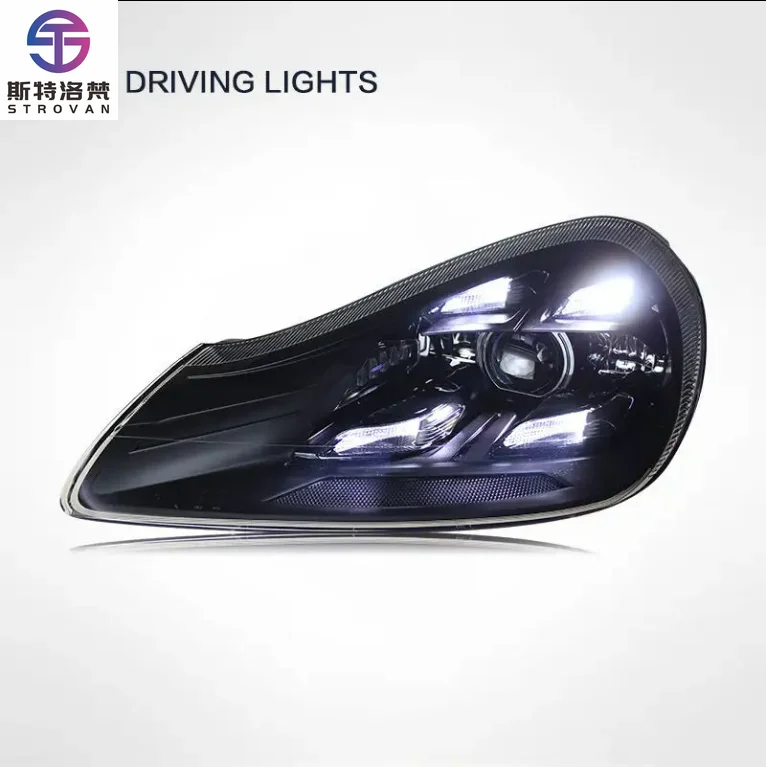 Deren Hochwertige neue 9Y0 22-Matrix-LED-Scheinwerfer für Porsche Cayenne 957 Modell 2007–2010 mit 6000 K Farbtemperatur