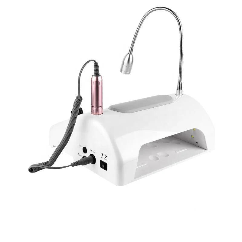 Expert 5 in 1 178 Watt Nail Machine for All-Round Lighting Polishing Curing Strong Suction Hand Cushion