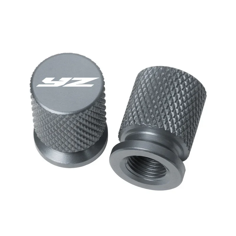 Per Yamaha YZ65/YZ80/YZ85/YZ125/YZ250/YZ125X/YZ250X/YZ250FX Moto di Alluminio di CNC Valvola della gomma Porta Aria Stelo Tappi di Copertura