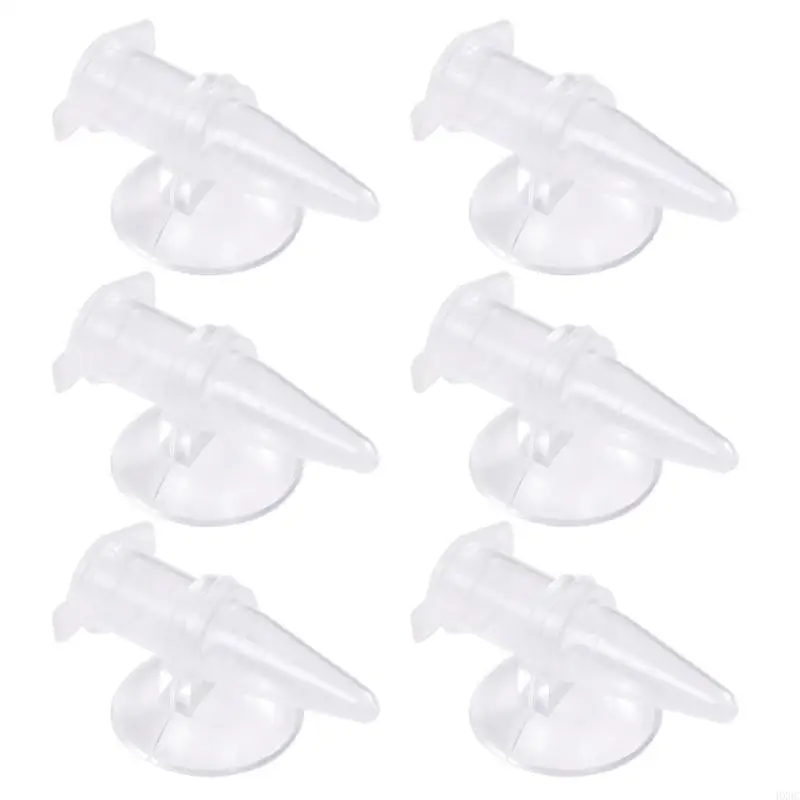 ถ้วยให้อาหารกุ้ง 6pcs สำหรับ Fishtanks ง่ายต่อการตรวจสอบอาหารควบคุมอาหารปลา hx6c