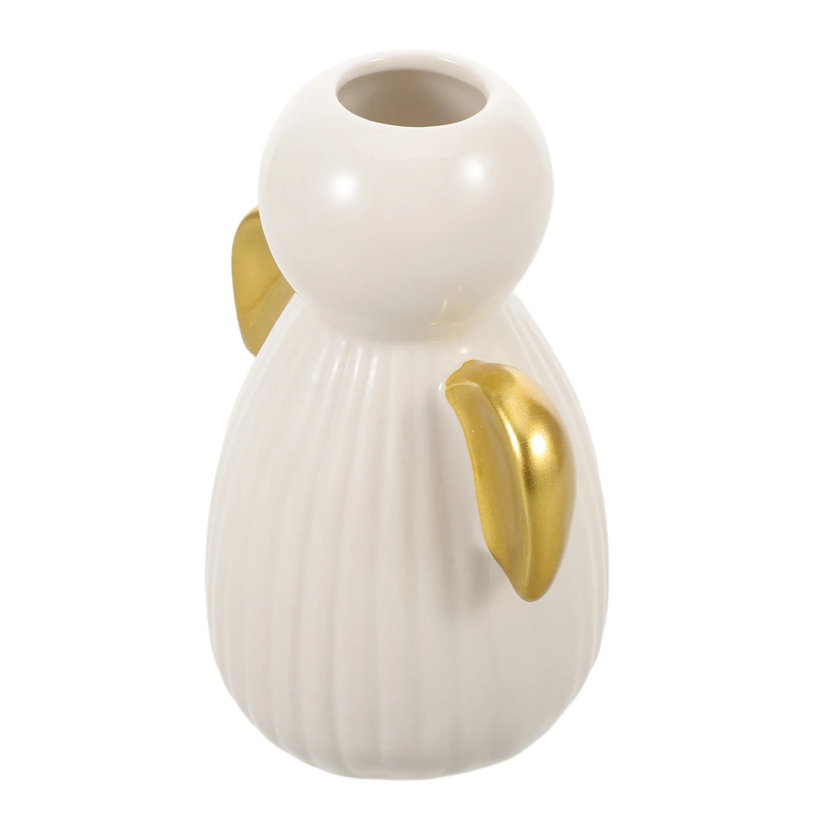 

Glazed Porcelain Ceramic Angel Vase Memorial Sympathy Vase for Holiday Centerpieces Baptism Christening Spiritual Home Decor