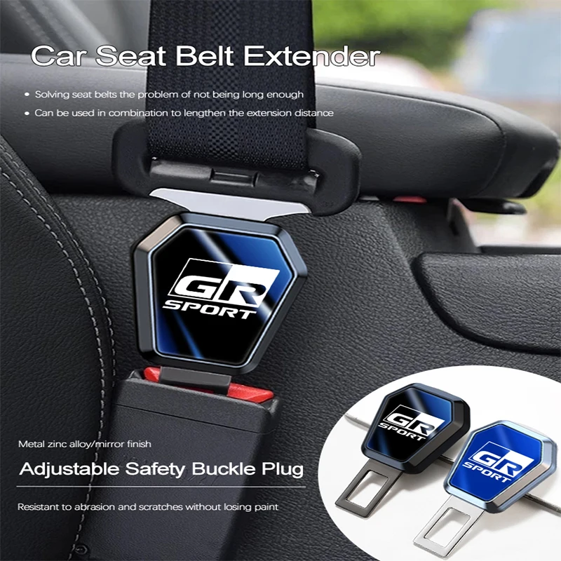

Замок безопасности автомобиля, пряжка, зажим для ремня безопасности, удлинитель для Toyota GR SPORT Rav4 Cruiser Prius Tacoma Raize Sequoia Camry Venza Aqua