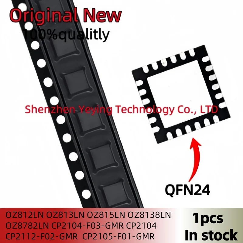 1Piece 02 Oz812Ln Oz813Ln Oz815Ln Oz8138Ln Oz8782Ln Cp2104-F03-Gmr Cp2104 Cp2112-F02-Gmr Cp2112 Cp2105-F01-Gmr Cp2105 Qfn24