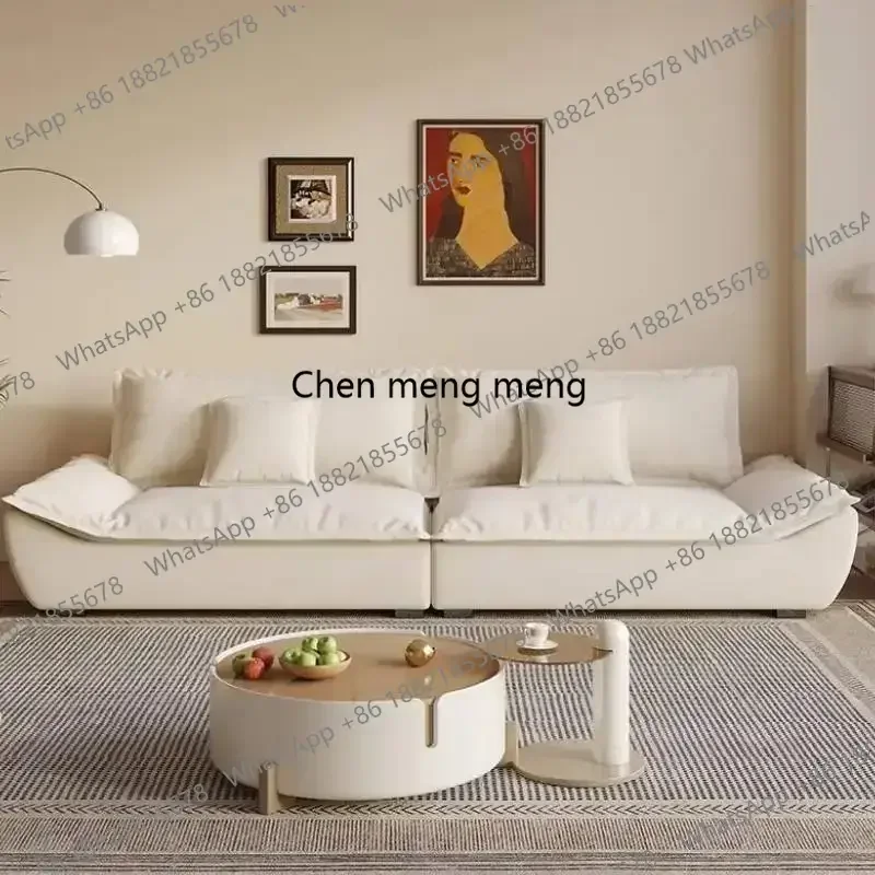 

ZHBeige European Living Room Sofas Luxury Sleep Italian Designer Recliner Sofas Nordic Wooden Divano Soggiorno Home Furniture