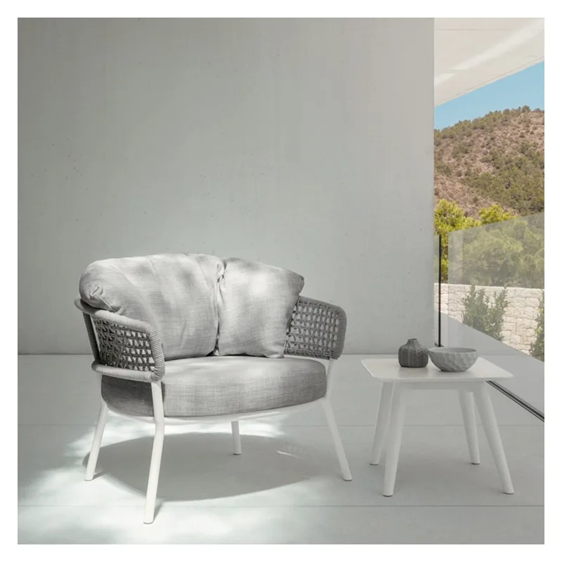 sofa combination, living room rattan chair, rope chair, designer ins leisure can be disassembled and washed lazy sofa