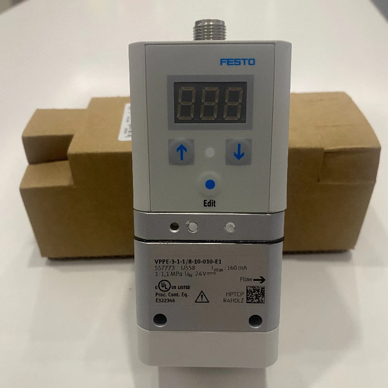 FESTO genuine Proportional pressure control valves VPPE serie 557773-VPPE-3-1-1/8-10-010-E1 3-way proportional pressure regulato