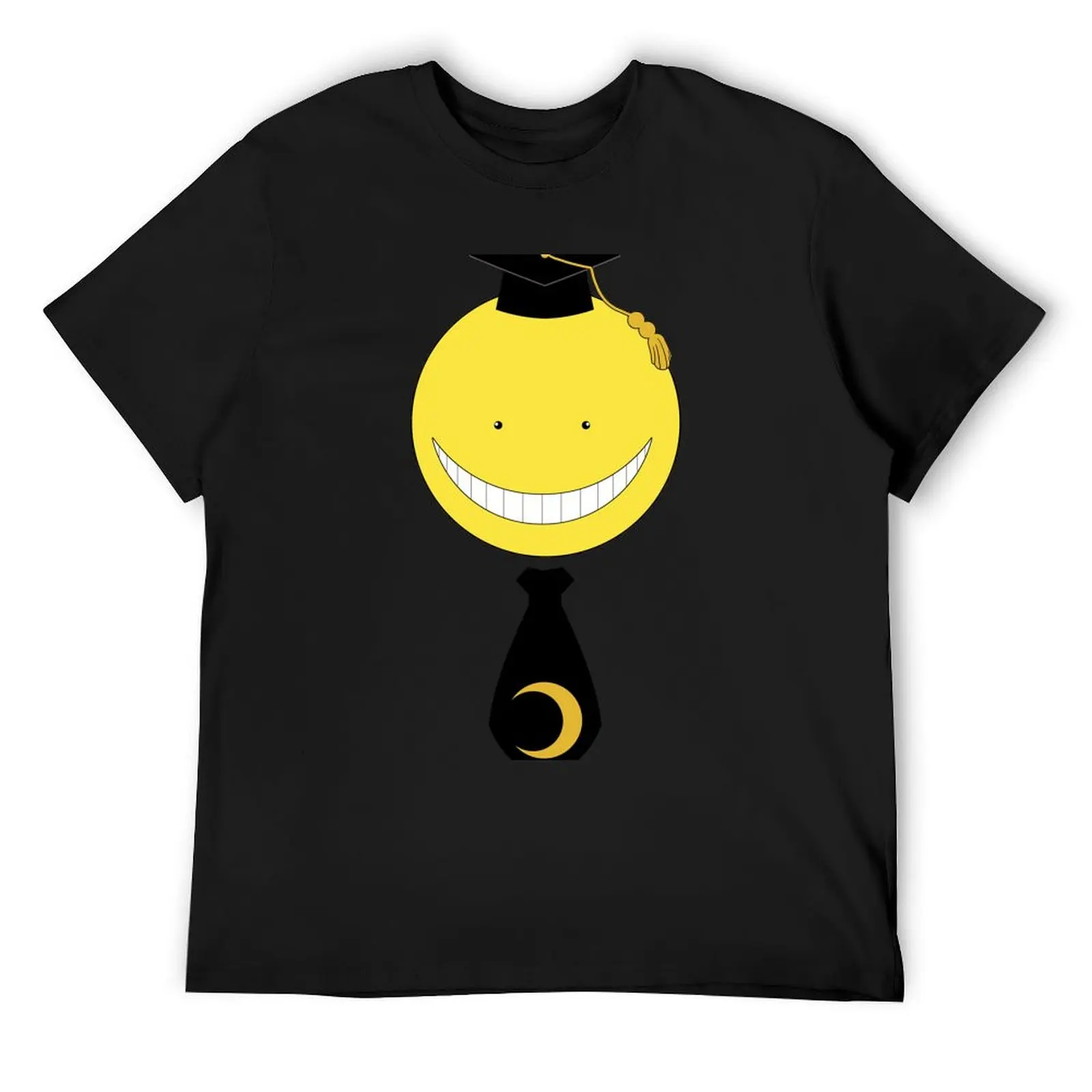 Футболка Koro Sensei, роскошные дизайнерские рубашки в тяжелом весе, футболка с рисунком, футболки с аниме, мужская одежда больших размеров