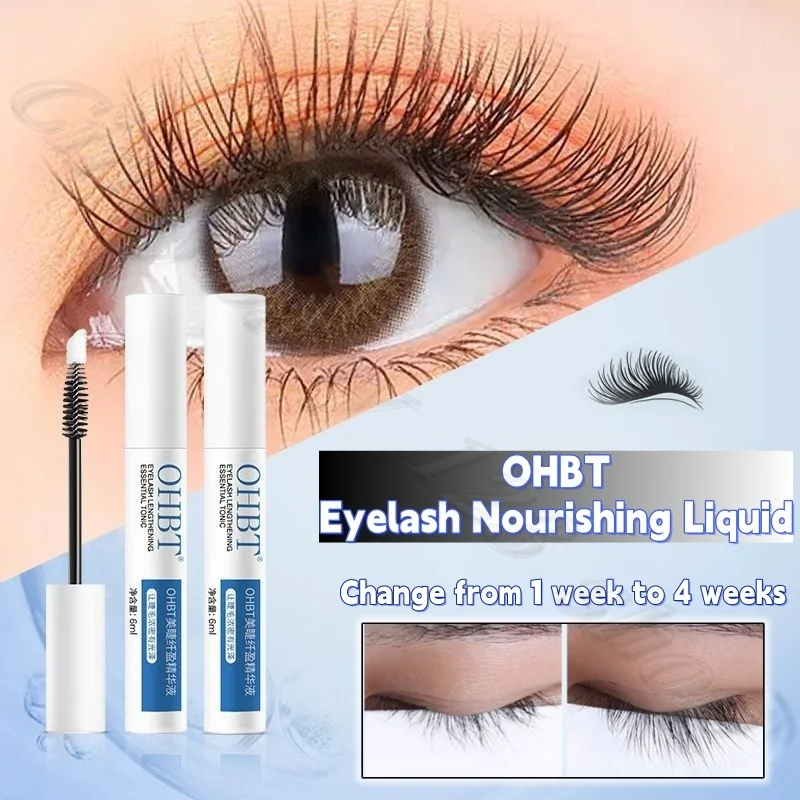 OHBT Eyelash Nutrition Nourishing Liquid Thick Long Liquid Naturally Moisturizing Eyebrows Hairline Nourishing Essence 6ml