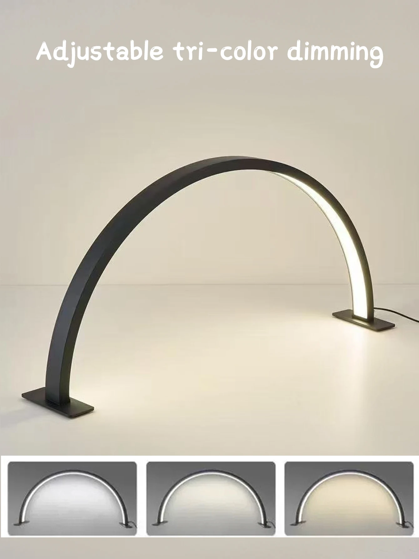 مصباح مكتبي لصالونات التجميل باللون الأبيض والوردي على شكل حرف U، سطوع USB عالي مع حامل حماية العين LED، مصباح إضاءة لملء الصالونات