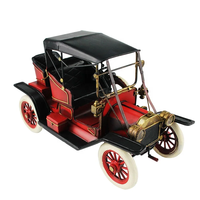 

Car Model Antique 5 Wheels Jewelry Statue Vintage Crafts Vintage Miniature Home Decoration Gifts
