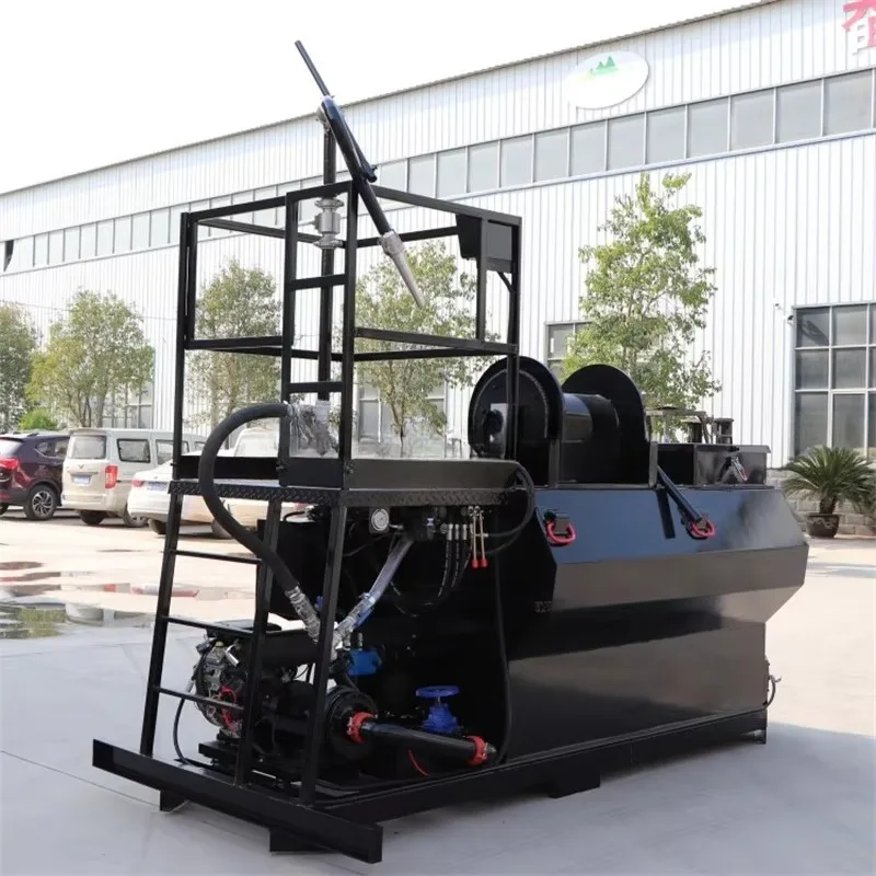 Heavy Duty Hydroseeding Equipment Sturdy Structure Long Service Life Grass Seeding Machine For Construction