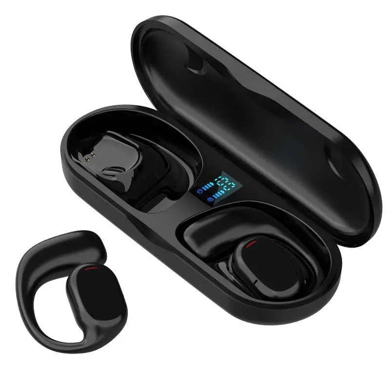 Wireless Bluetooth Earphones Headphones Outdoor Sports Headset With Charging Bin Display Touch Control Earbuds for Muisc