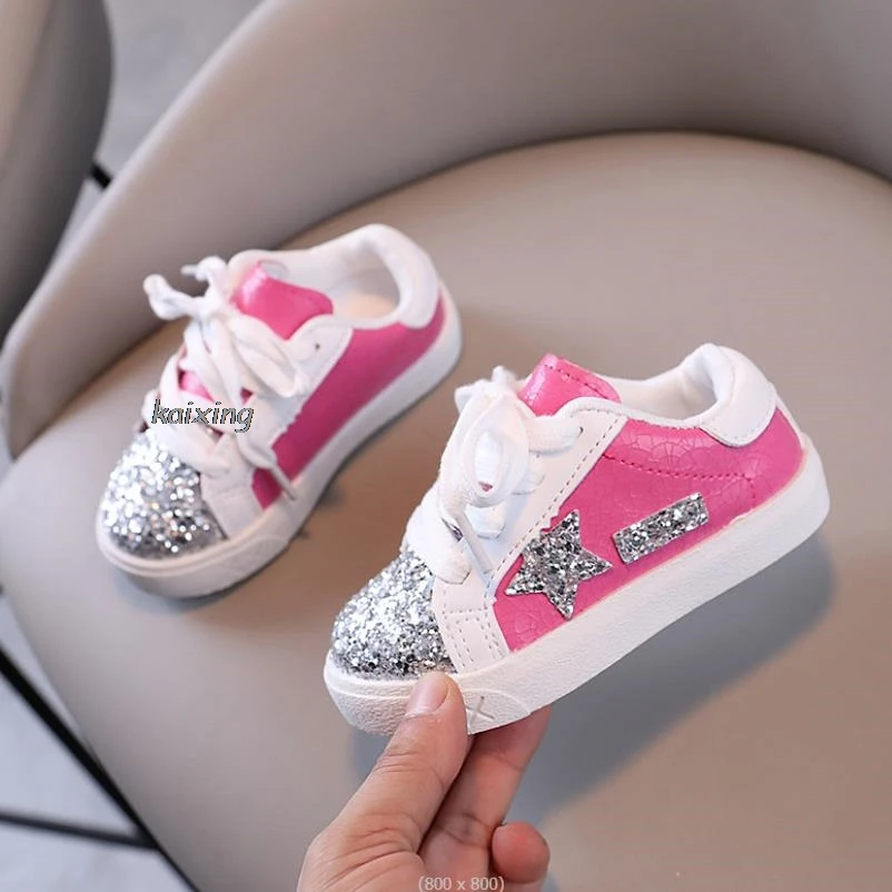 Size 21-30 Children Sport Shoes for Boys Fashion Casual Sneakers for Kids Girls Non-slip Baby Toddler Shoes 1-6y for Girl Boy