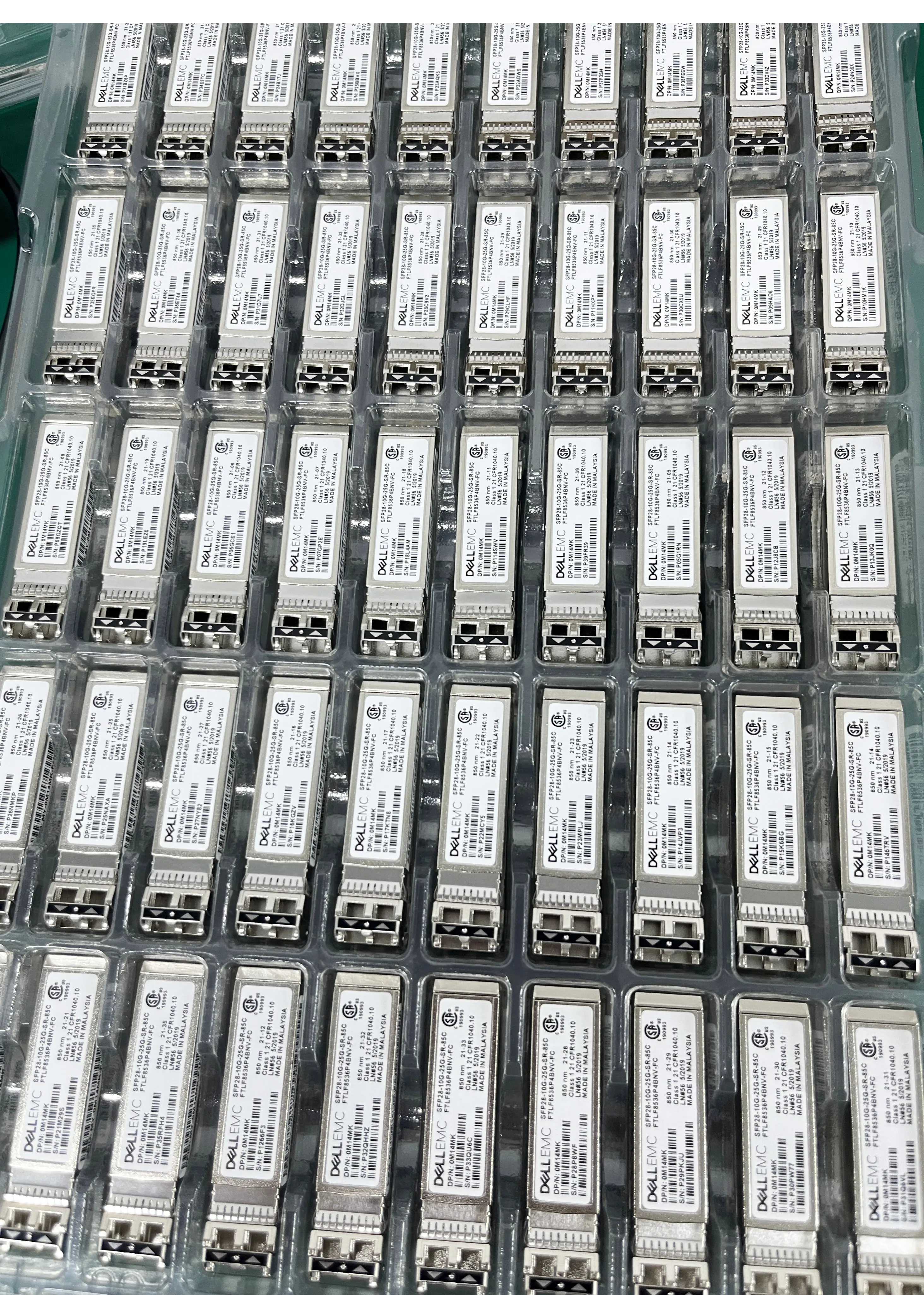 dell-sfp28-10g-25g-sr-85c-0m14mk-m14mk-optic-transceiver-module-ftlf8536p4bnv-fc-fast-shipping