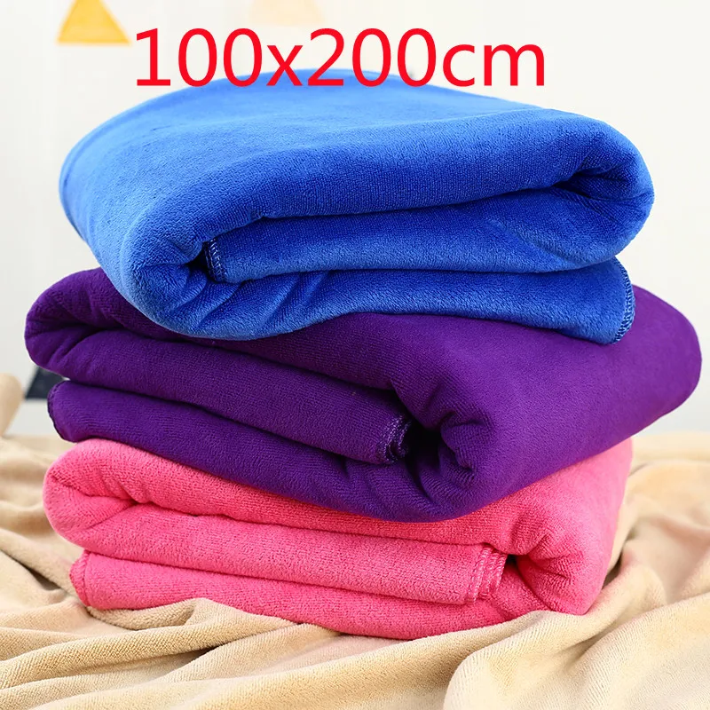 Beauty Salon Bath Towel and Face Towel Massage Quick-Dry Special Large Towel Thick Microfiber Absorbent Soft Steaming Towels