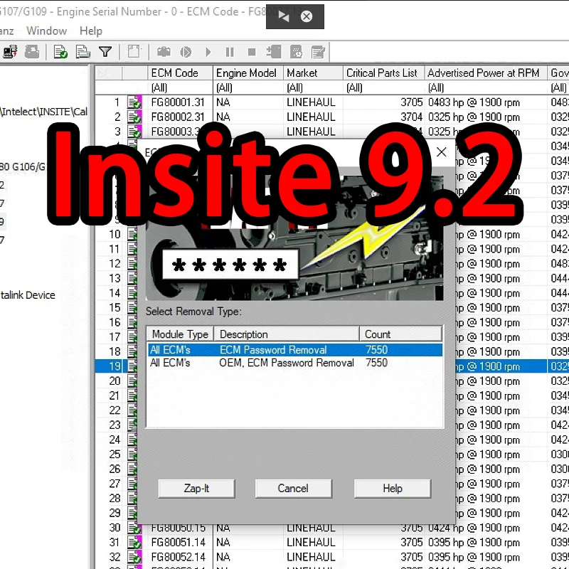 2025 NEW InSite 9.2 Pro Plus+No Expired+Can Load Modified-Incal+(with Fleet Counts, Zap-It, OEM Zap-It)