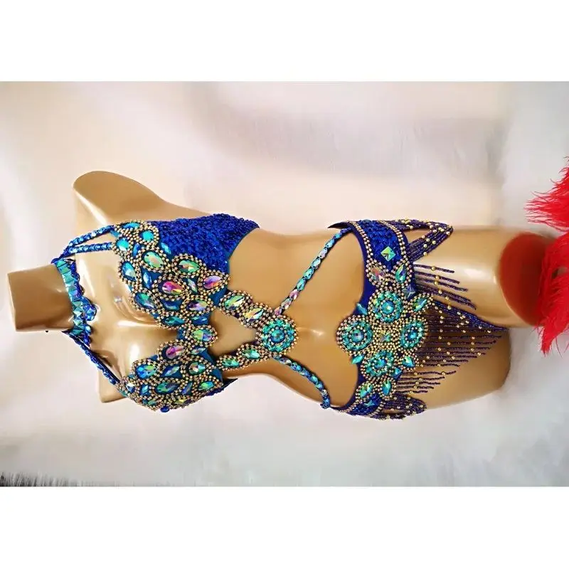 

Crystal Belly Dance Costume Wear Bra+Belt+Necklace 3pc Set Sexy Bellydancing Suit Bellydance Clothes