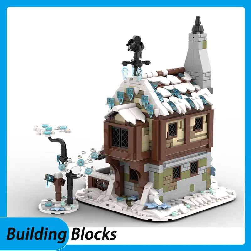 

Small Particle Assembled Building Blocks MOC-215257 888pcs Medieval Castle Architecture Building Toy Stereoscopic Model Gift Puz