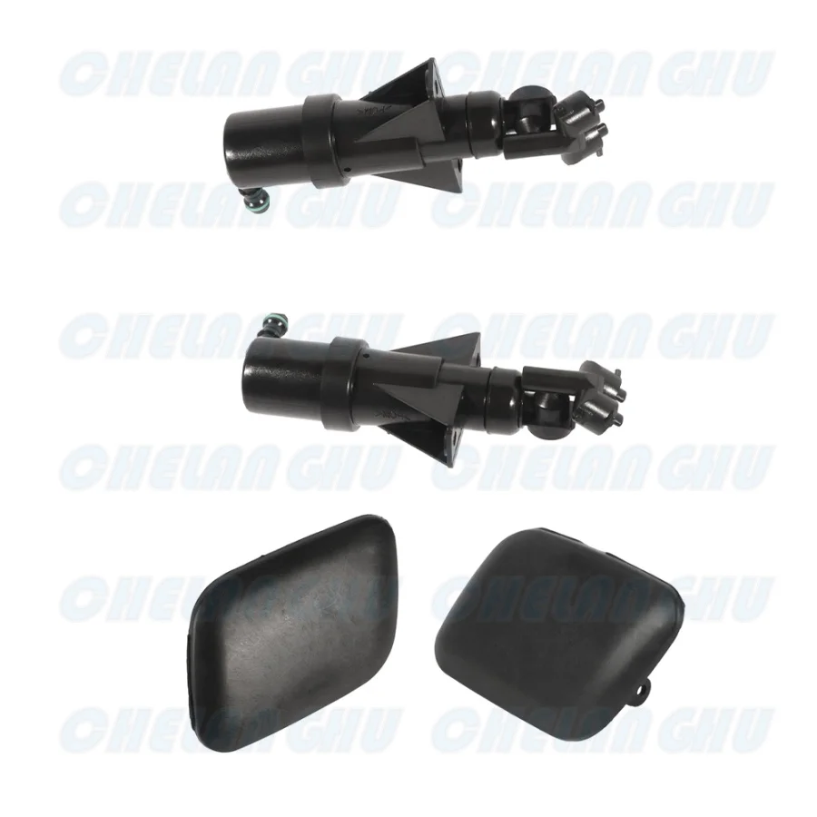 For Audi A6 S6 C5 Sedan Avant 1997 1998 1999 2000 2001 Front Headlight Washer Sprayer Nozzle Cylinder Jet And Washer Cover Cap