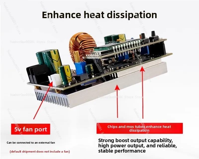 LT8705 المعدل المتزامن وحدة باك الأوتوماتيكية 300W20A شحن الطاقة الشمسية MPPT منظم ، لوحة الطاقة