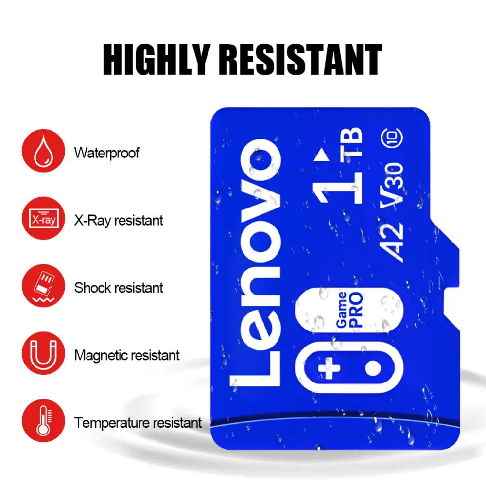 Genuine Lenovo 2tb 1tb Memory Card 128GB 32GB 64GB 256GB SD/TF Flash Card Mini SD Card 64 128GB TF Card For Phone Speakers Robot