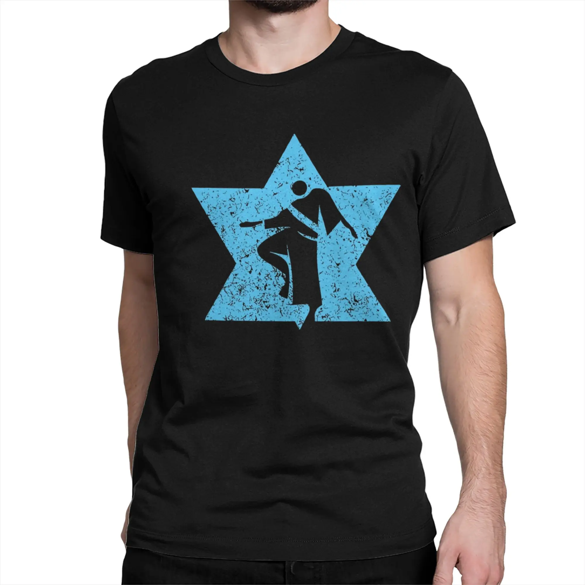 الرجال J-Jew J-Jitsu تي شيرت ملابس علوية من القطن خمر قصيرة الأكمام جولة الرقبة تي شيرت الجرافيك تي شيرت