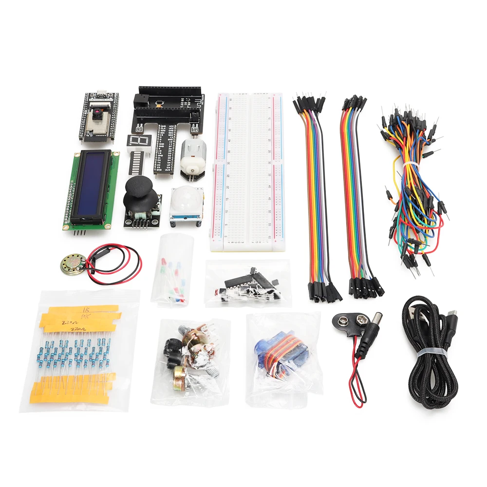 Tscinbuny ESP32 Kit di automazione per programmazione Arduino progetto elettronico fai da te elettronica ESP32 Cam Kit completo professionale