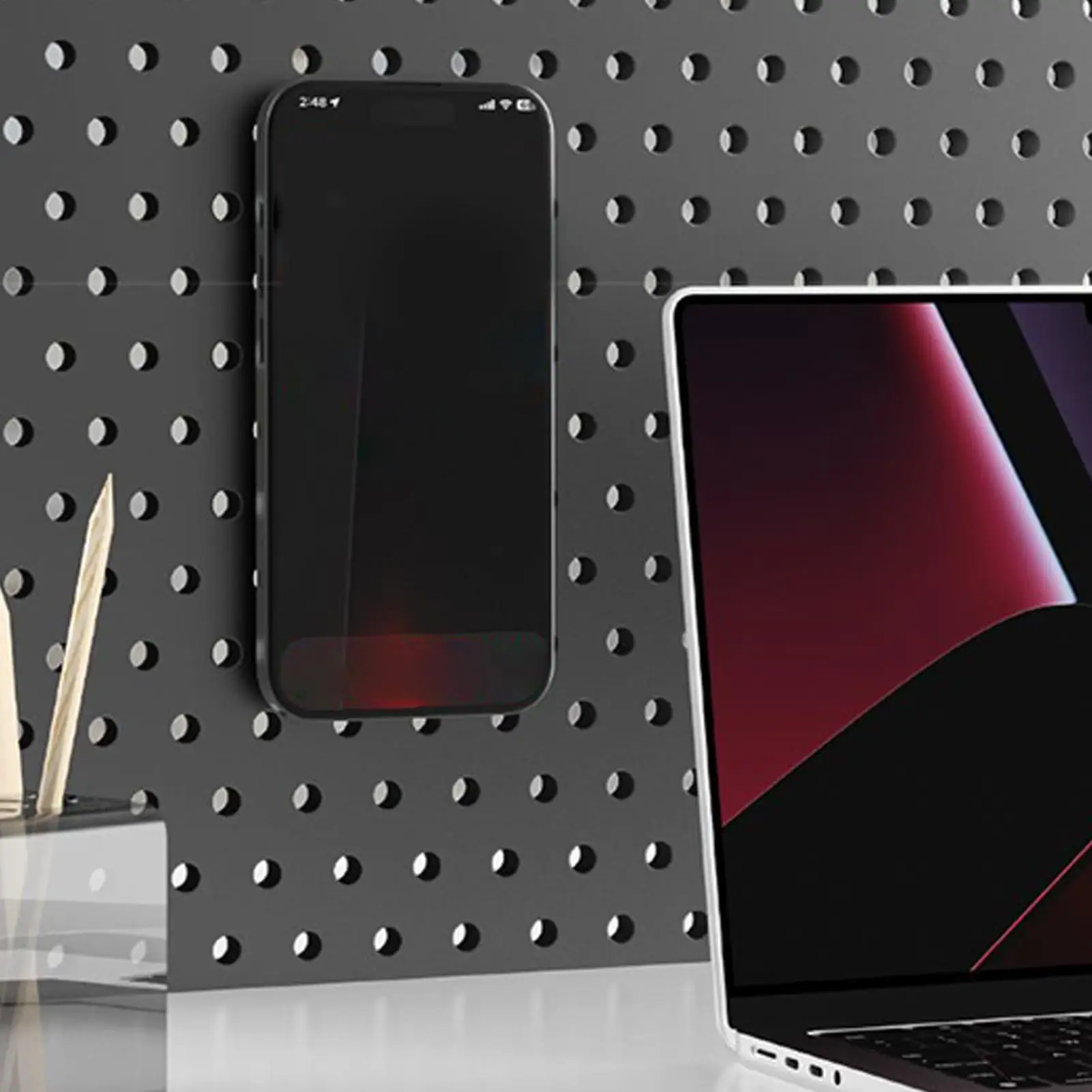 

Magnetic Phone Grip Adjustable Magnetic Non-slip Mobile Phone Case Desk Holder For Home Office Travel Desktop Dorm Cellphone