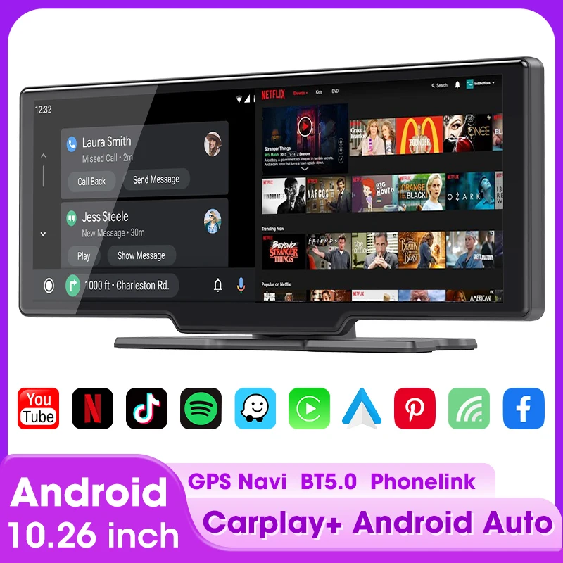 10.26" Wireless Car…