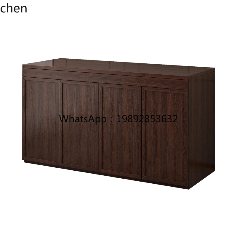 YGG fish tank bottom cabinet solid wood placement cabinet load-bearing bracket base household partition cabinet stream fish tank