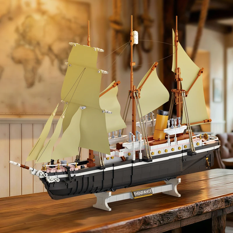 

2026 New Model The Endurance Explorer Ship Moc Building Blocks Diy Assemble City Bricks Toys Birthday Gift For Children Kids