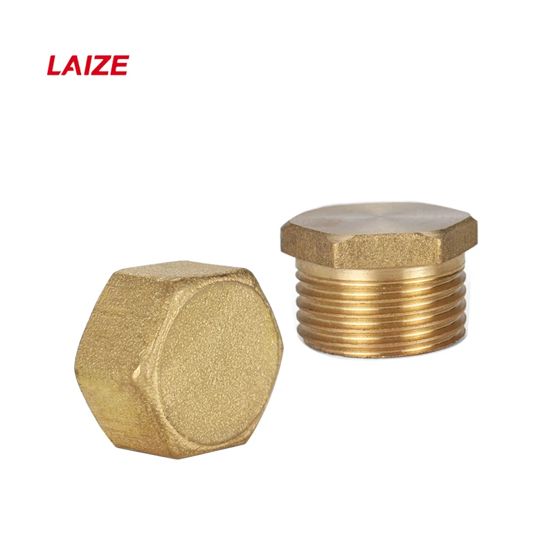 Brass Outer Hex Thread Socket Pipe Plug Fitting G1/8