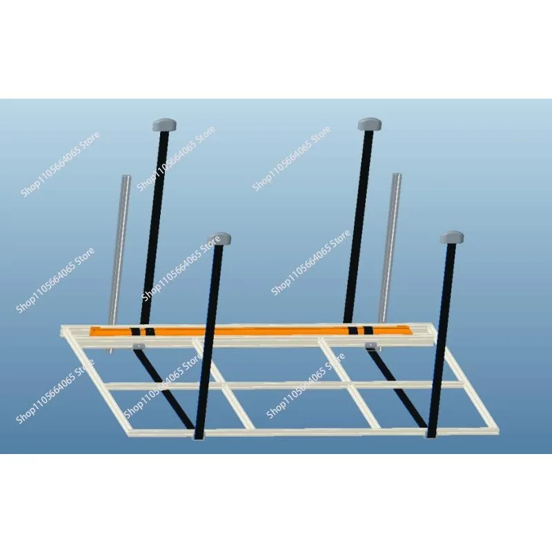 Motorhome Bed Lifting Assembly, Durable Aluminium Bed Lift Fitting Parts For Camper Van RV Caravan