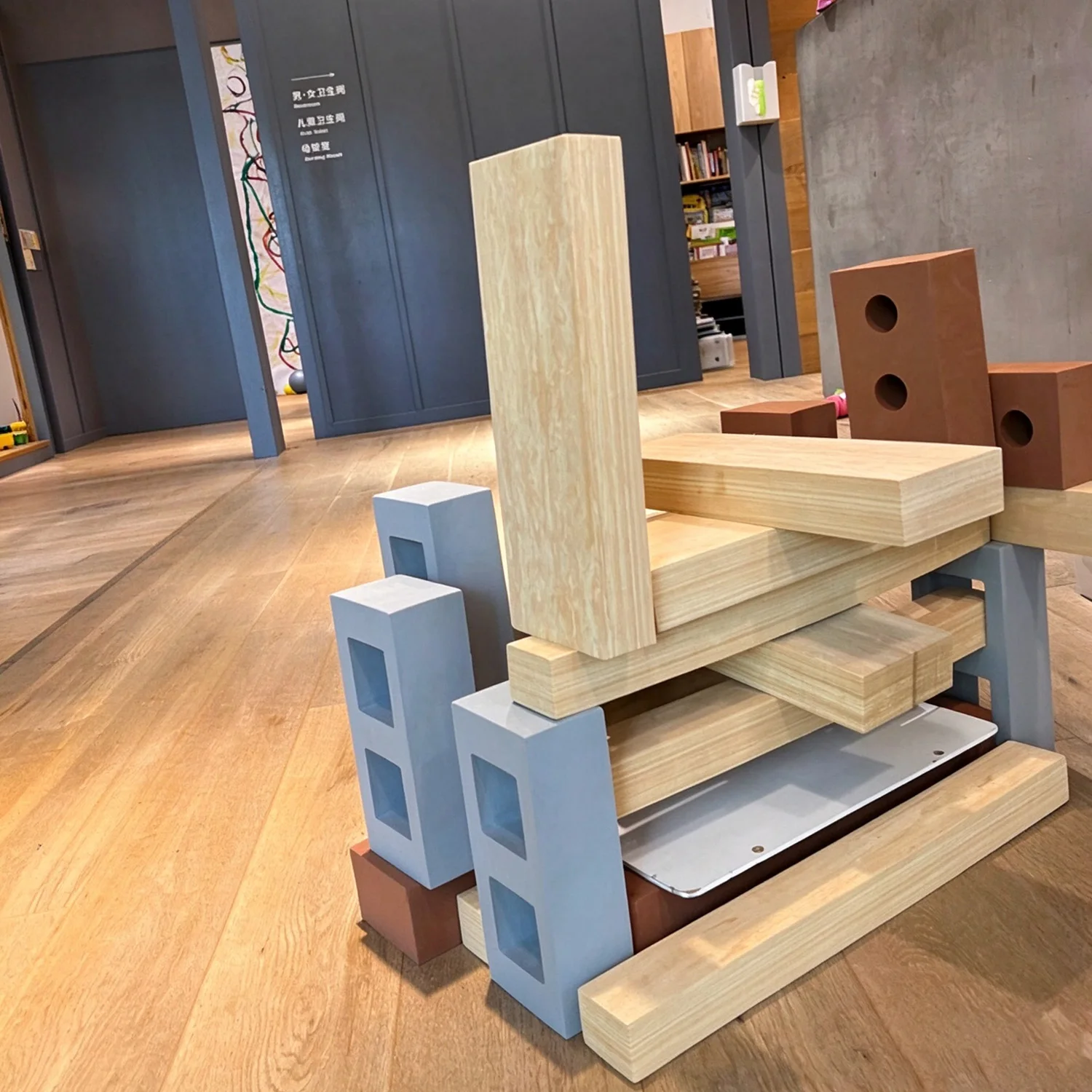 Giant EVA Foam Building Blocks Large Soft Construction Cement Bricks Wall Tiles Kindergarten Educational Stacking Toy for Kids