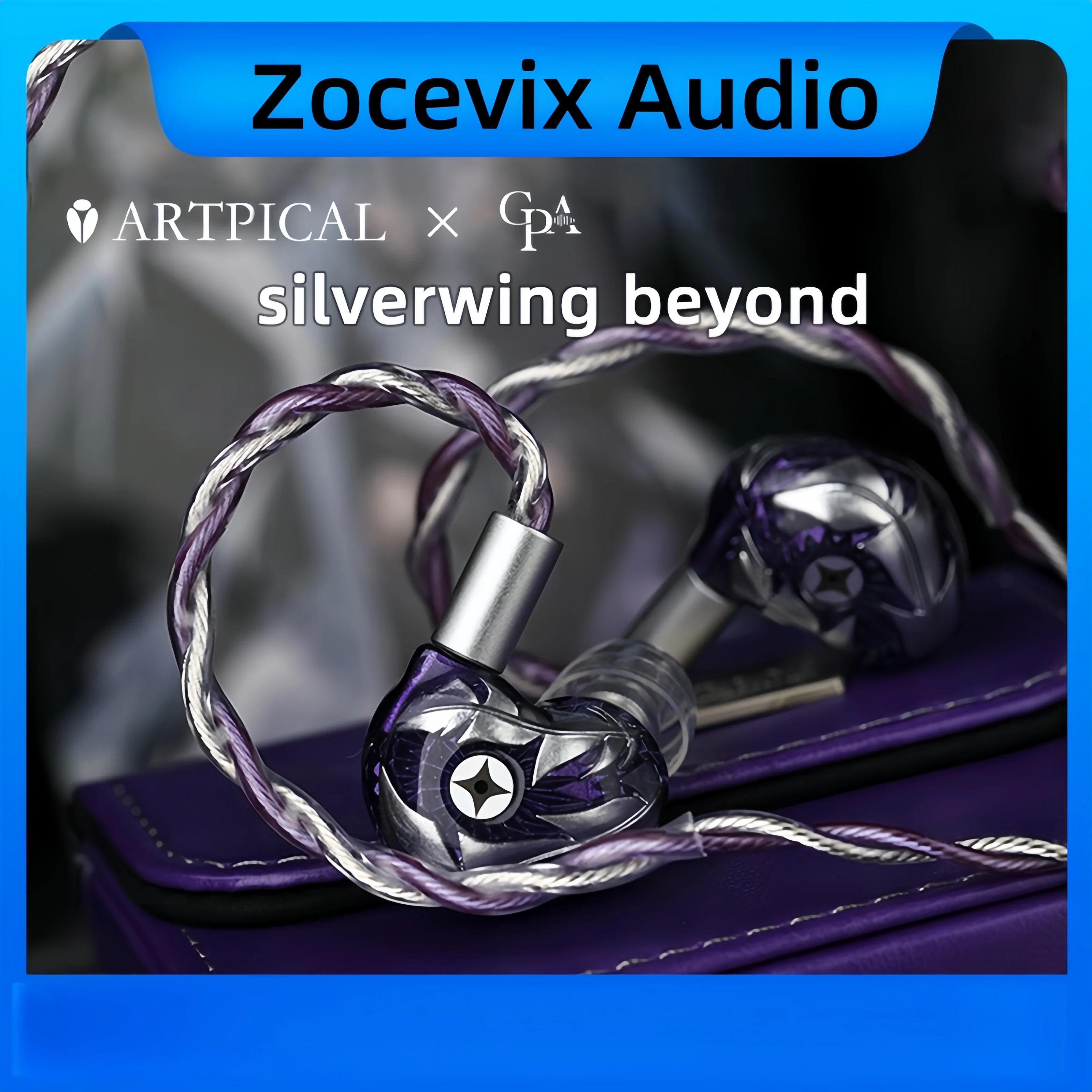 

ARTPICAL & GPA "Silverwing Beyond" Single Dynamic Driver In-Ear HiFi Wired Earphones