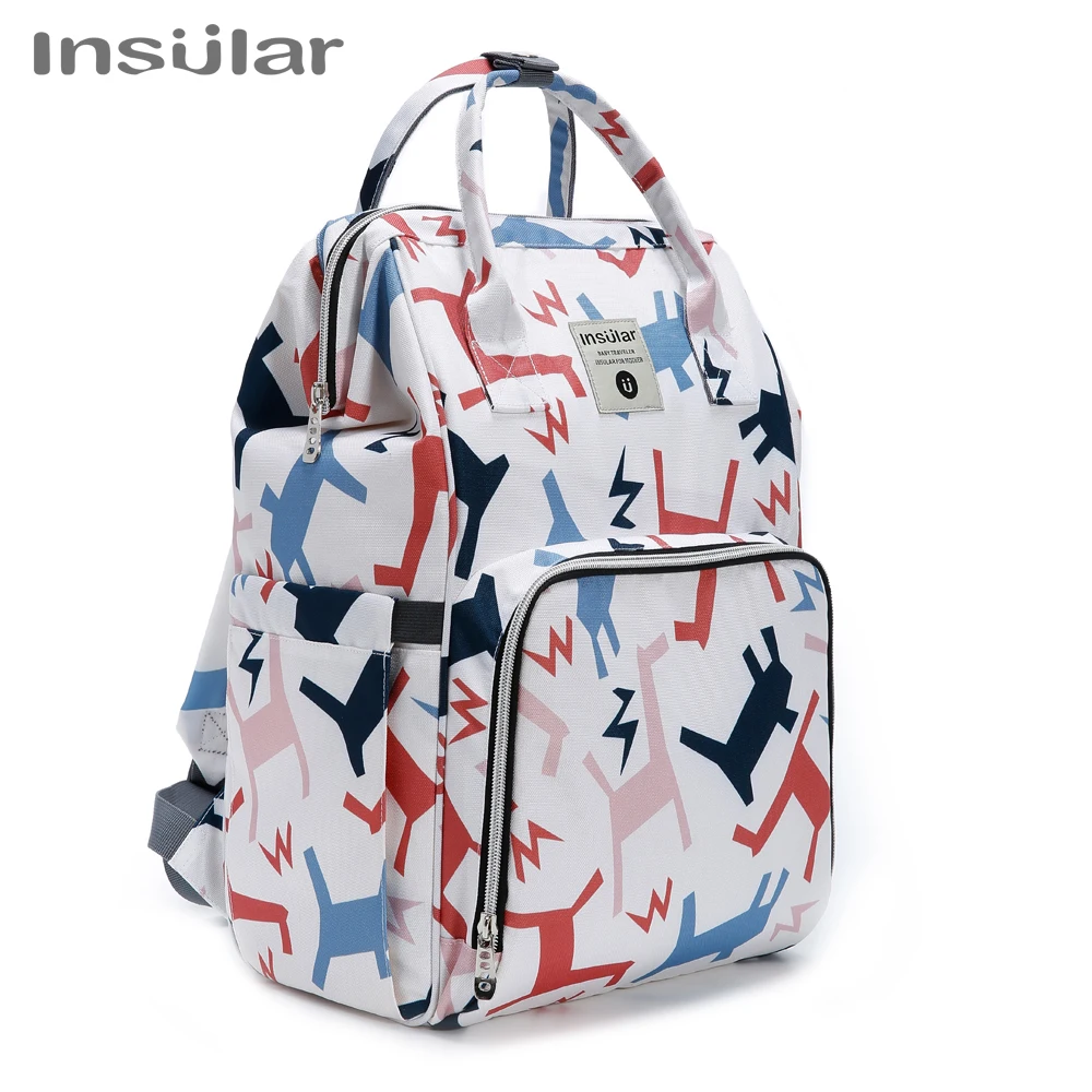 Insel Baby Windel Mutter Mama Taschen Mutter Kinderwagen Tasche Windel Rucksack Mutterschaft Veranstalter Reise hängen für Baby pflege