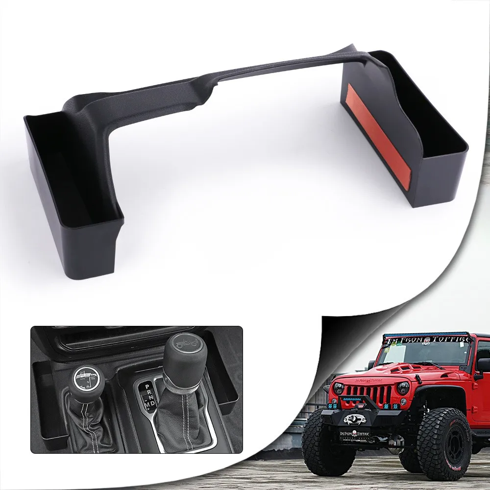 

Gear Shift Storage Box Car Organizer Case For Jeep Wrangler JL Gladiator JT 2018 2019-2021 4 Doors Car Stowing Tidying Container