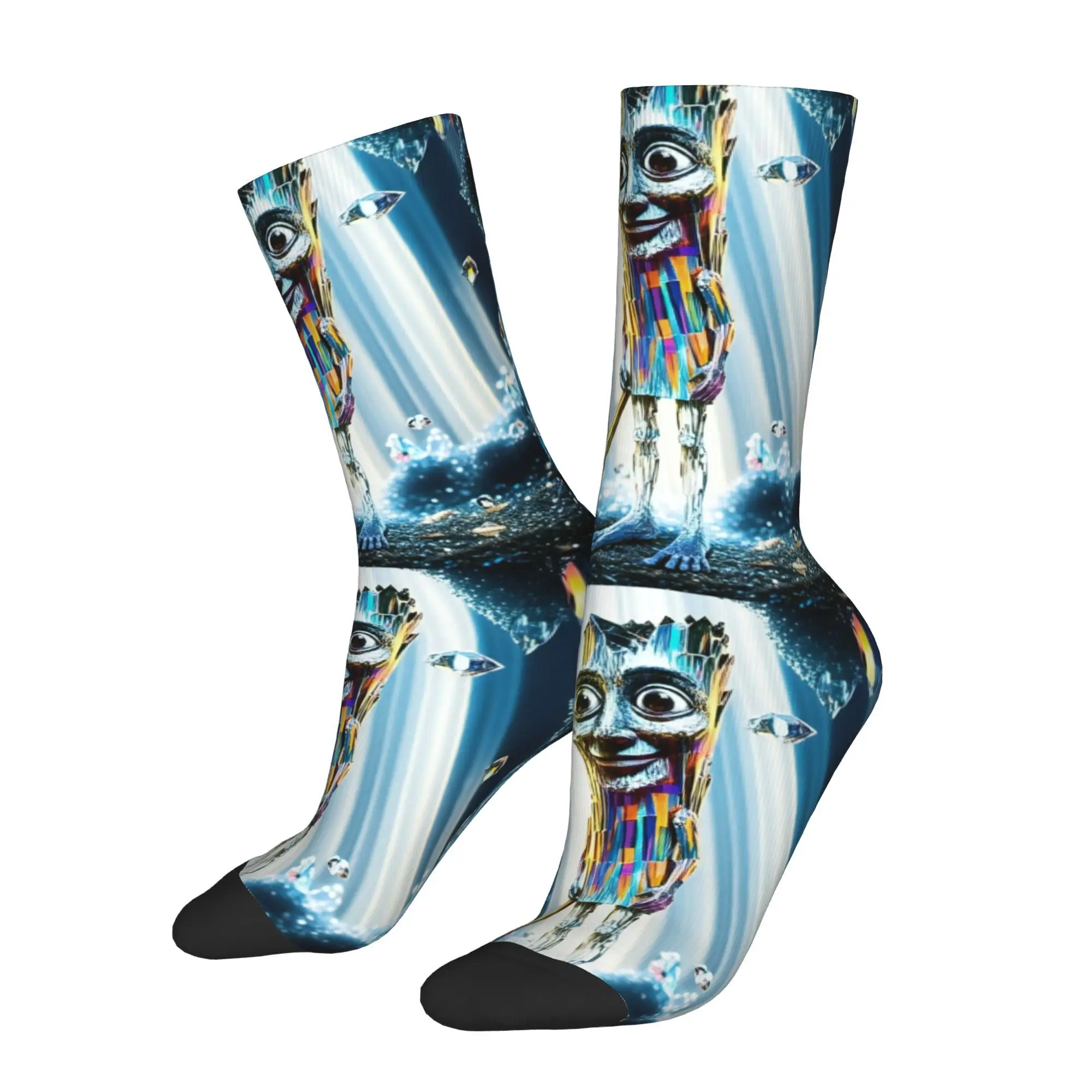 

Забавные носки для мужчин Tung Tung Sahur, итальянские носки Brainrot в стиле хип-хоп, Харадзюку, счастливый качественный узор, носки с принтом, повседневный подарок