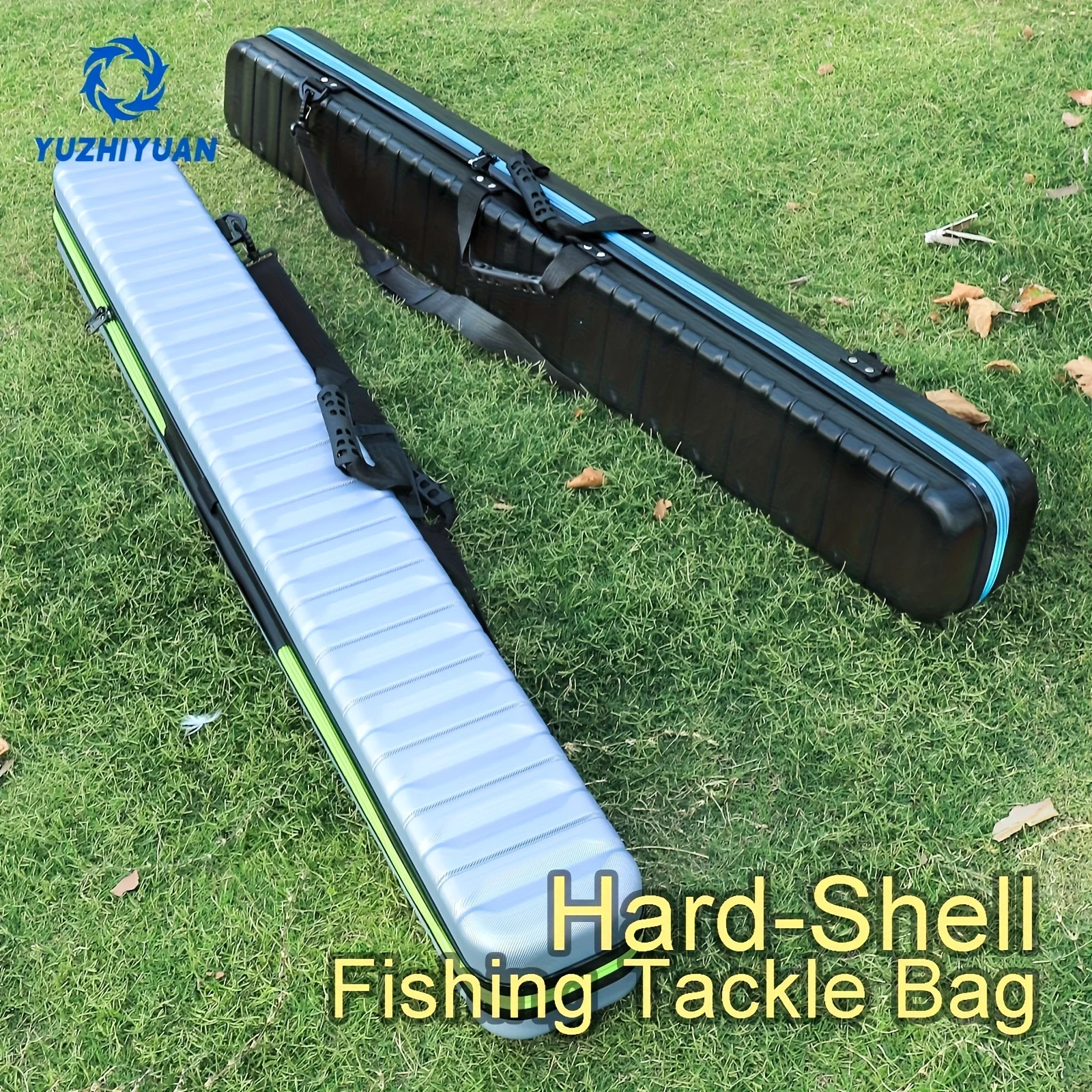 

Hard-shell fishing gear bag, waterproof, portable, multi-layer storage, impact-resistant and wear-resistant fishing tools