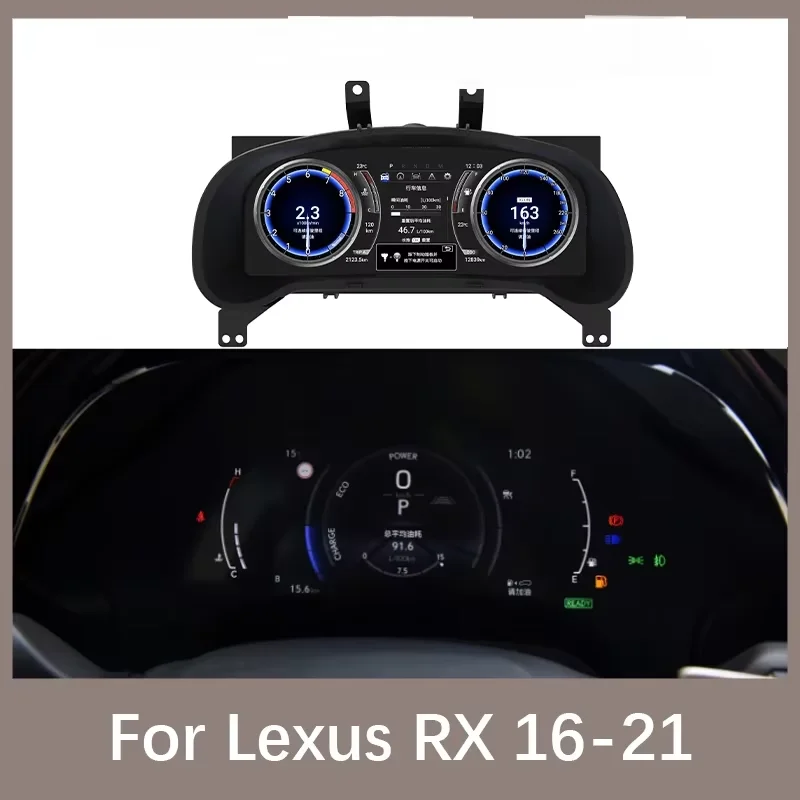 

Cluster CockPit LCD Speedometer For Lexus RX RX300 RX330 RX350 RX400 RX450h 2016-2021 Digital Dashboard Panel Virtual Instrument