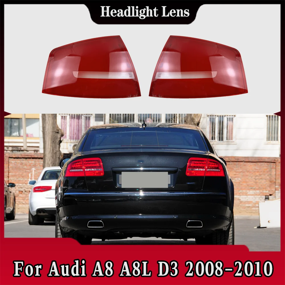 

For Audi A8 A8L D3 2008 2009 2010 Outer Taillight Shell Tail Lamp Cover Turn Signal Stop Light Mask Replace Original Lampshade