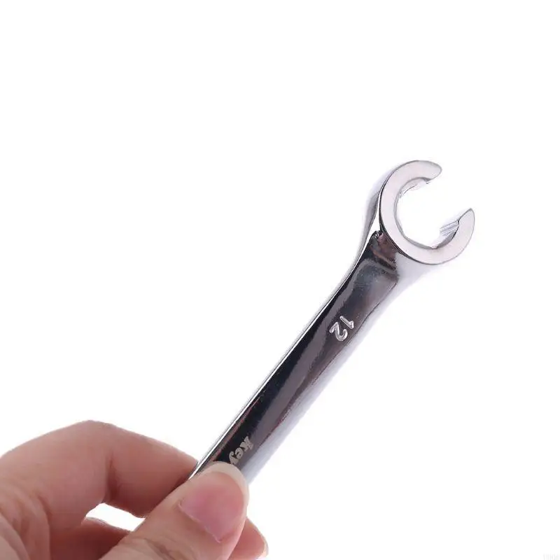 2Pcs 10x12mm 12x14mm Nut Wrench Brake Pipe Spanner Set Six Point Socket Tools For Vehicle Repairing New
