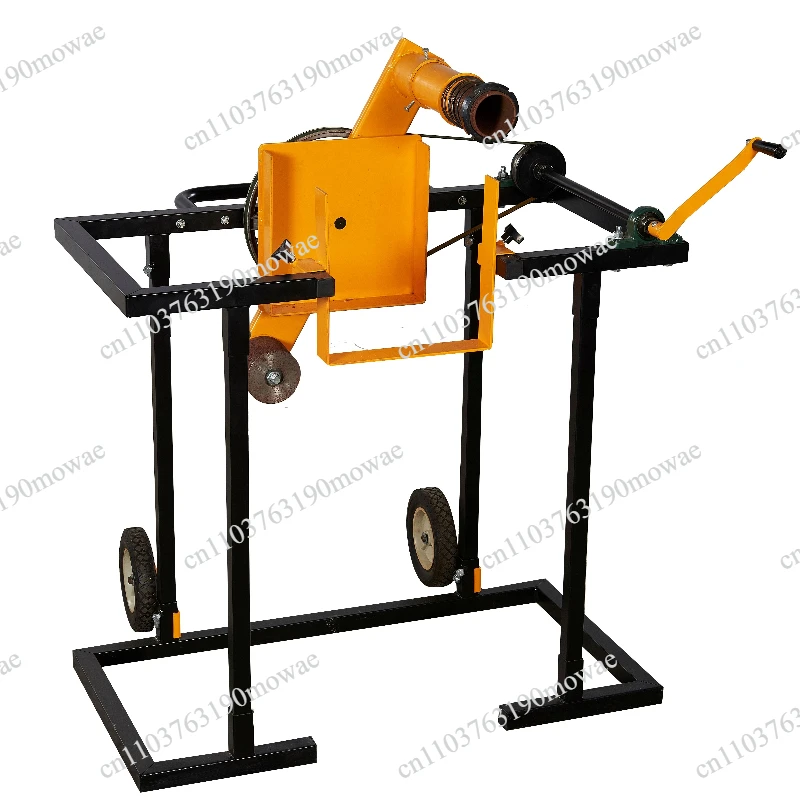 Portable Wood Binding Machine with Wheels Hand Operated Wood Packing Tool for Outdoor Use