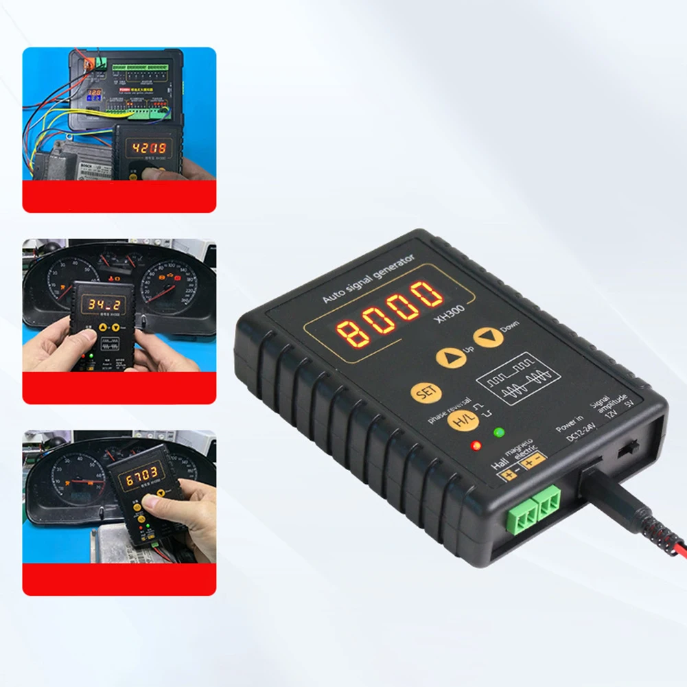 1 Piece XH300 Car Signal Generator For Hall Crankshaft Camshaft Sensor Simulation Automotive Tester Tool