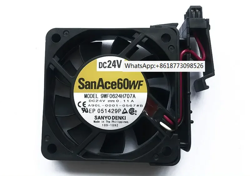 2PCS  A90L-0001-0567 # B/A Fan 9WF0624H707A/706A 2406VL-05W-B69