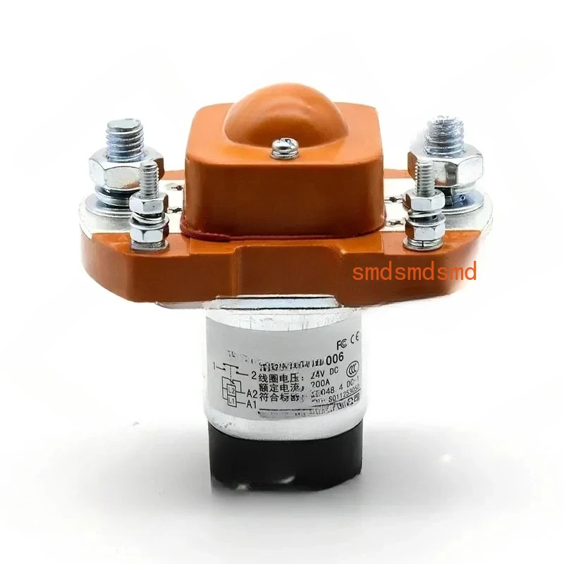 MZJ-200A ZJ200A SZJ200A DC24V 48V 12V DC Contactor For Electric Vehicle Forklift Battery Car Tractor Winch Motor 1NO Normal Open