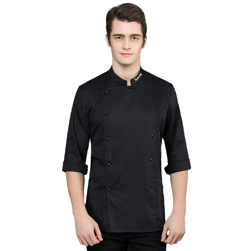 

Short Sleeve Chef Workwear Kitchen Costume Chefs Jacket for Men Bakery Canteen Restaurant Hotel Kitchen Working Uniform