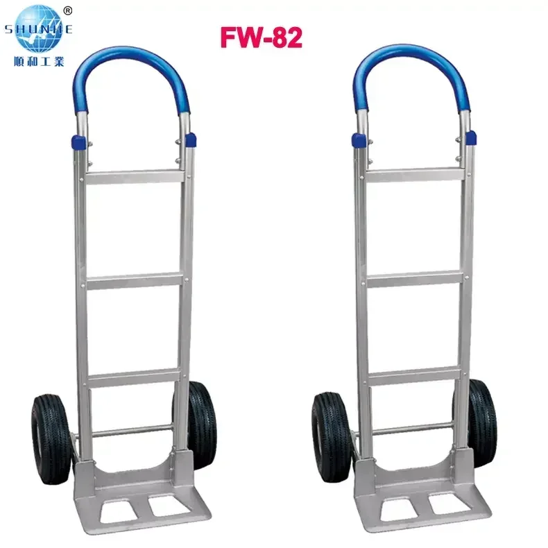 Manufacturer 200kg Aluminum Goods Pull Rod Car Labor Saving Hand Trolley